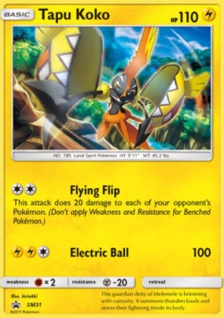 Tapu Koko - SM Black Star Promos (Promo) [SM-31]