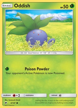 Oddish - Burning Shadows (Common) [BUS-4]