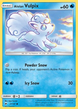 Alolan Vulpix - Burning Shadows (Common) [BUS-27]