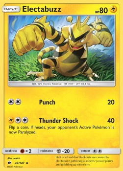 Electabuzz - Burning Shadows (Uncommon) [BUS-42]