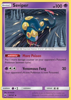 Seviper - Burning Shadows (Uncommon) [BUS-50]