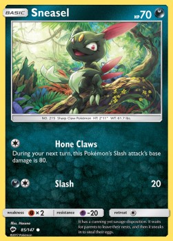 Sneasel - Burning Shadows (Common) [BUS-85]