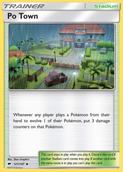 Po Town - Burning Shadows (Uncommon) [BUS-121]