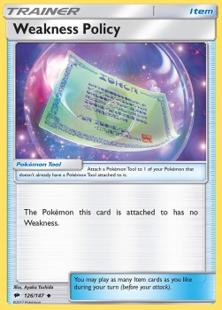 Weakness Policy - Burning Shadows (Uncommon) [BUS-126]