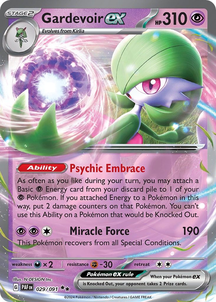 Gardevoir ex - Paldean Fates (Double Rare) [PAF-029]
