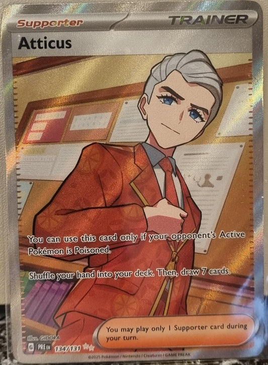 Atticus - Prismatic Evolutions (Ultra Rare) [PRE-134]