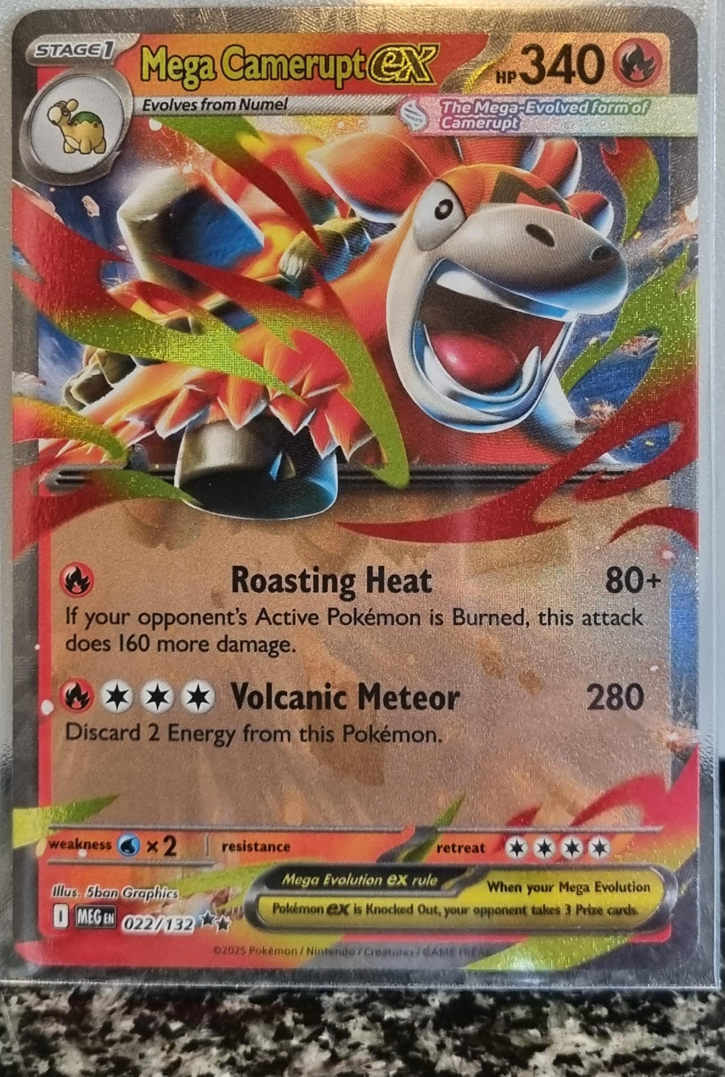 Mega Camerupt ex - Mega Evolution (Double Rare) [MEG-022]