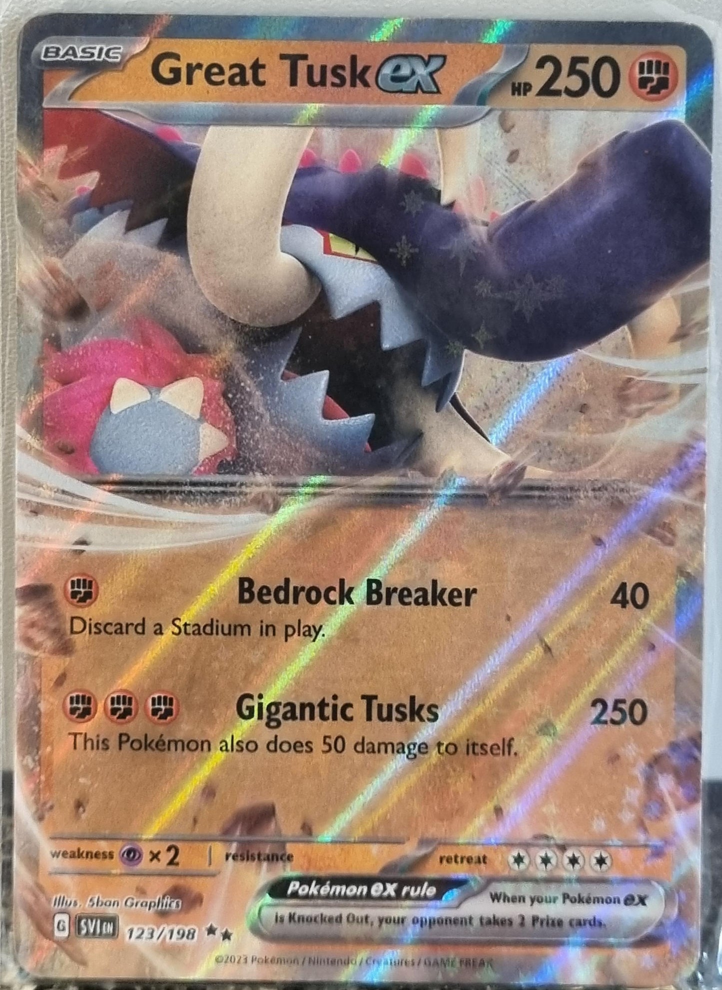 Great Tusk ex - Scarlet & Violet (Double Rare) [SVI-123]