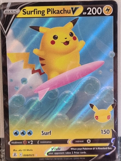 Surfing Pikachu V - Celebrations (Ultra Rare) [CEL-008]