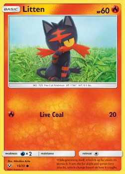 Litten - Shining Legends (Common) [SLG-15]