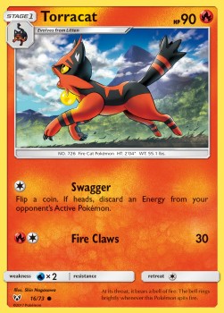 Torracat - Shining Legends (Common) [SLG-16]