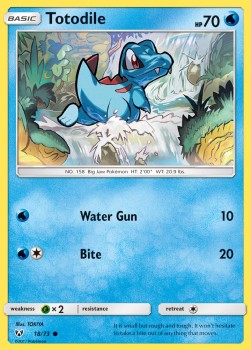 Totodile - Shining Legends (Common) [SLG-18]
