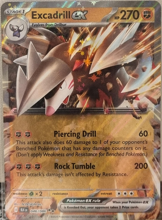 Excadrill ex - Black Bolt (Double Rare) [BLK-046]