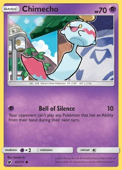 Chimecho - Crimson Invasion (Common) [CIN-43]