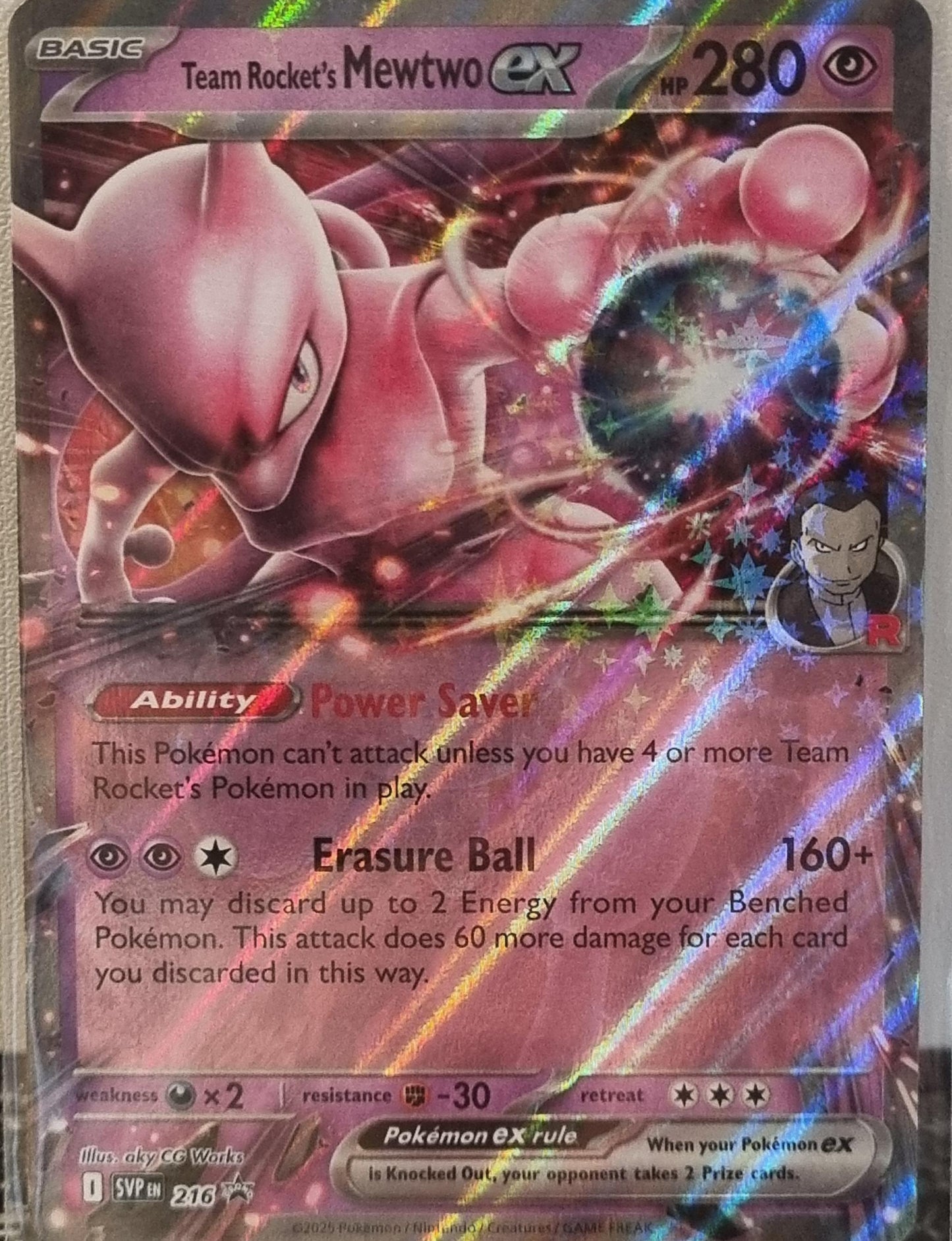 Team Rocket's Mewtwo ex - SV Black Star Promos (Promo) [SVP-216]