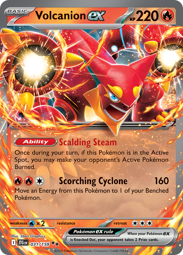 Volcanion ex - Journey Together (Double Rare) [JTG-031]