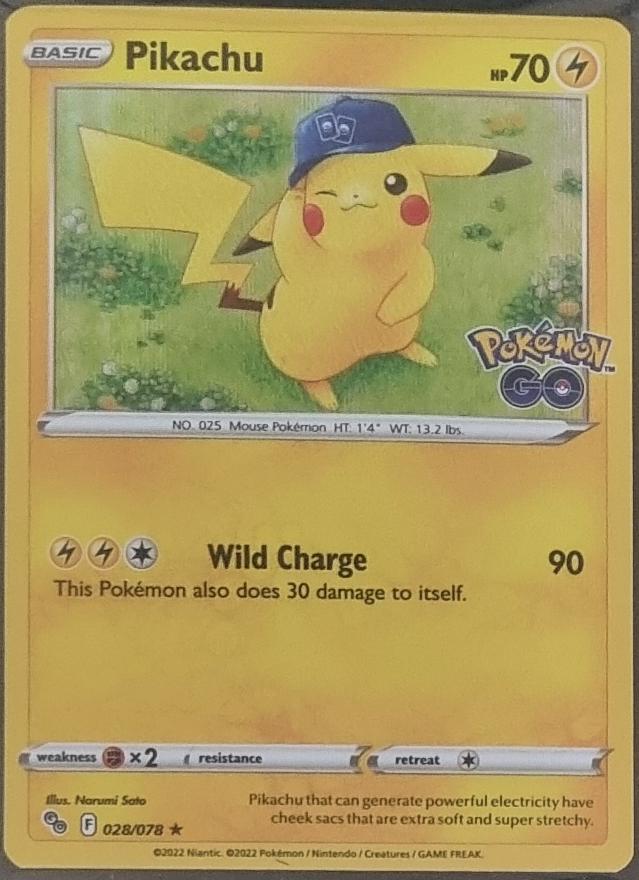 Pikachu - Pokémon GO (Holo Rare) [PGO-028]