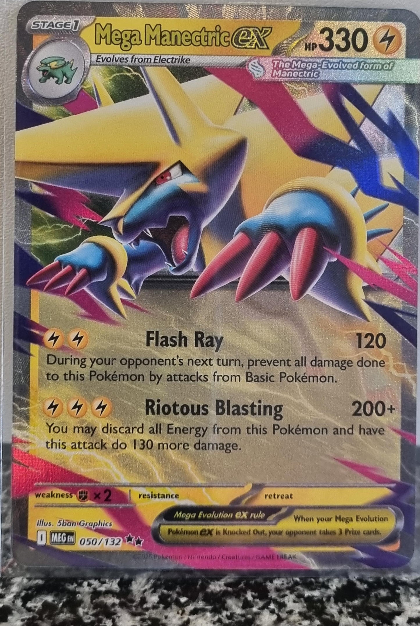 Mega Manectric ex - Mega Evolution (Double Rare) [MEG-050]