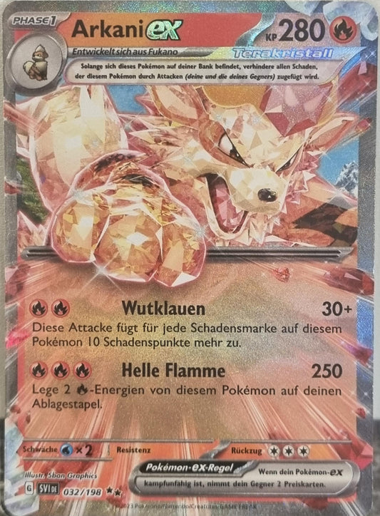 Arcanine ex - Scarlet & Violet (Double Rare) [SVI-032]