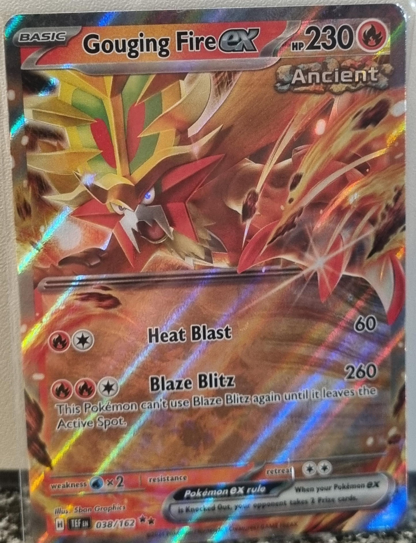 Gouging Fire ex - Temporal Forces (Double Rare) [TEF-038]