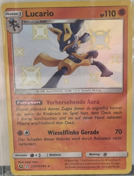 Lucario - Hidden Fates (Secret Rare) [HIF-SV22]