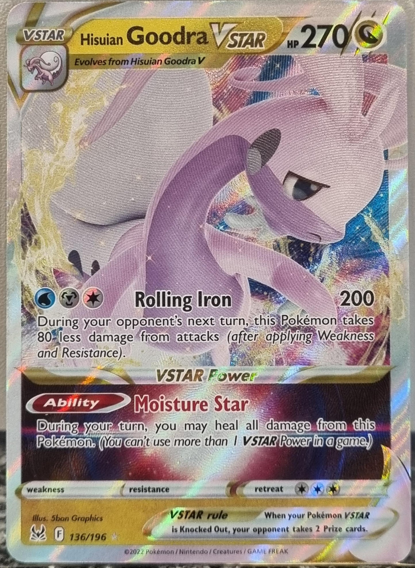 Hisuian Goodra VSTAR - Lost Origin (Ultra Rare) [LOR-136]