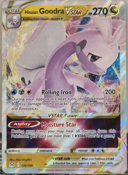 Hisuian Goodra VSTAR - Lost Origin (Ultra Rare) [LOR-136]