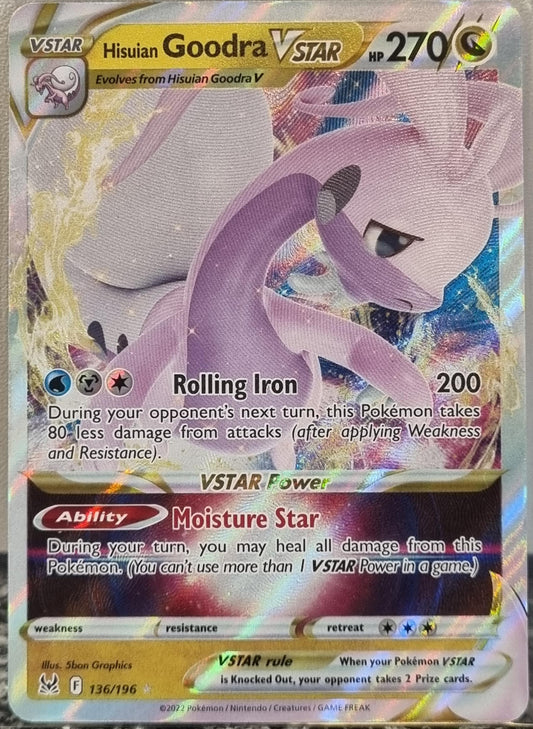 Hisuian Goodra VSTAR - Lost Origin (Ultra Rare) [LOR-136]