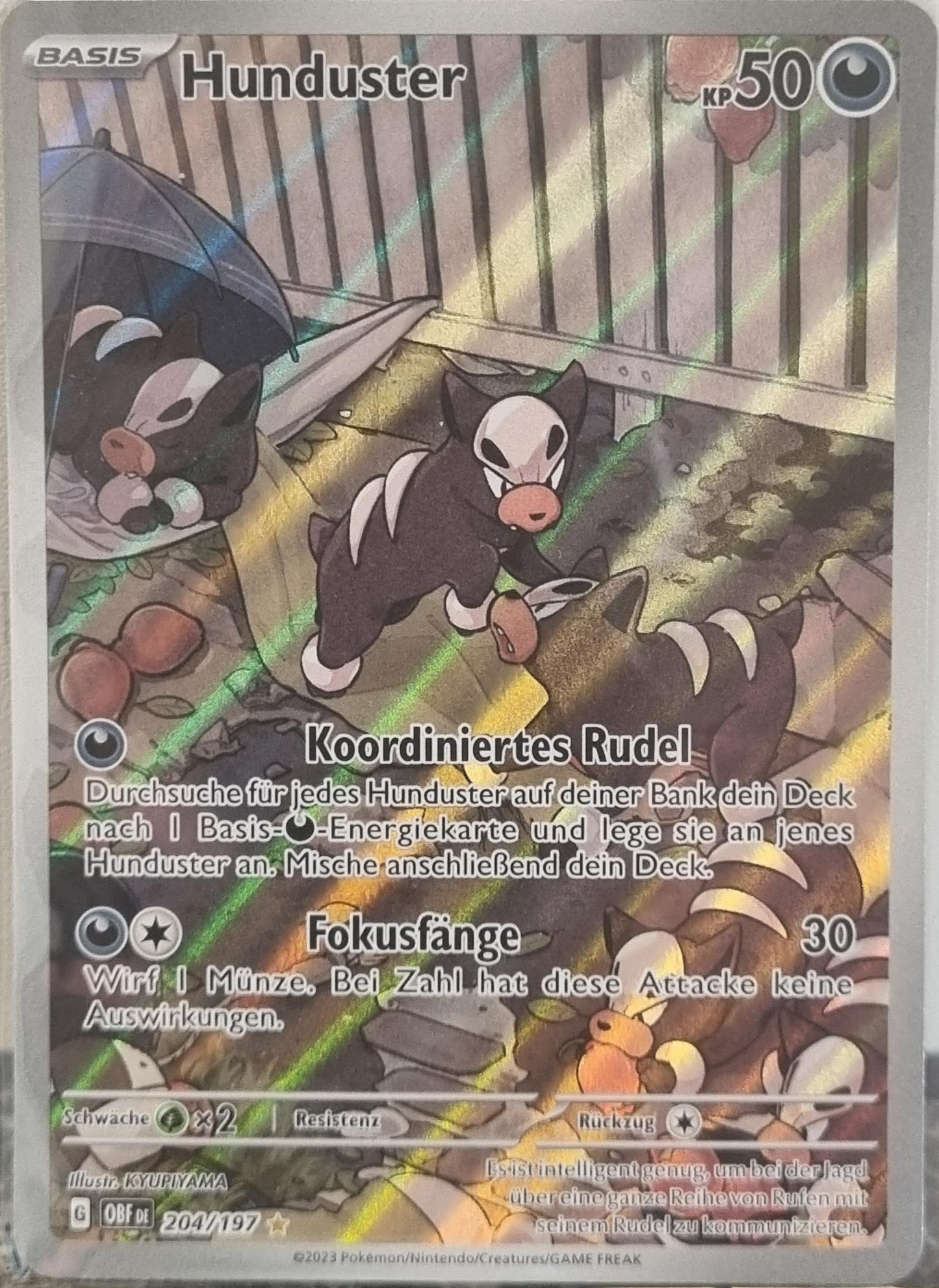 Houndour - Obsidian Flames (Illustration Rare) [OBF-204]