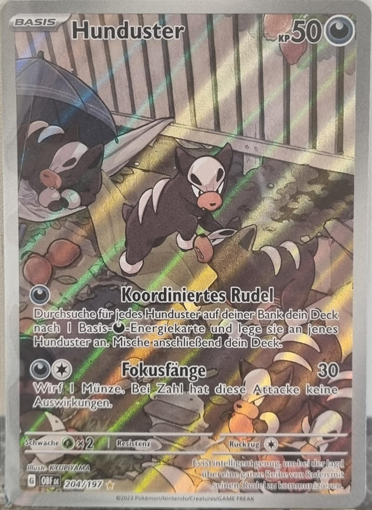 Houndour - Obsidian Flames (Illustration Rare) [OBF-204]