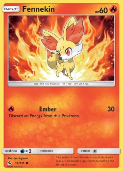 Fennekin - Forbidden Light (Common) [FLI-14]