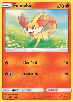 Fennekin - Forbidden Light (Common) [FLI-15]