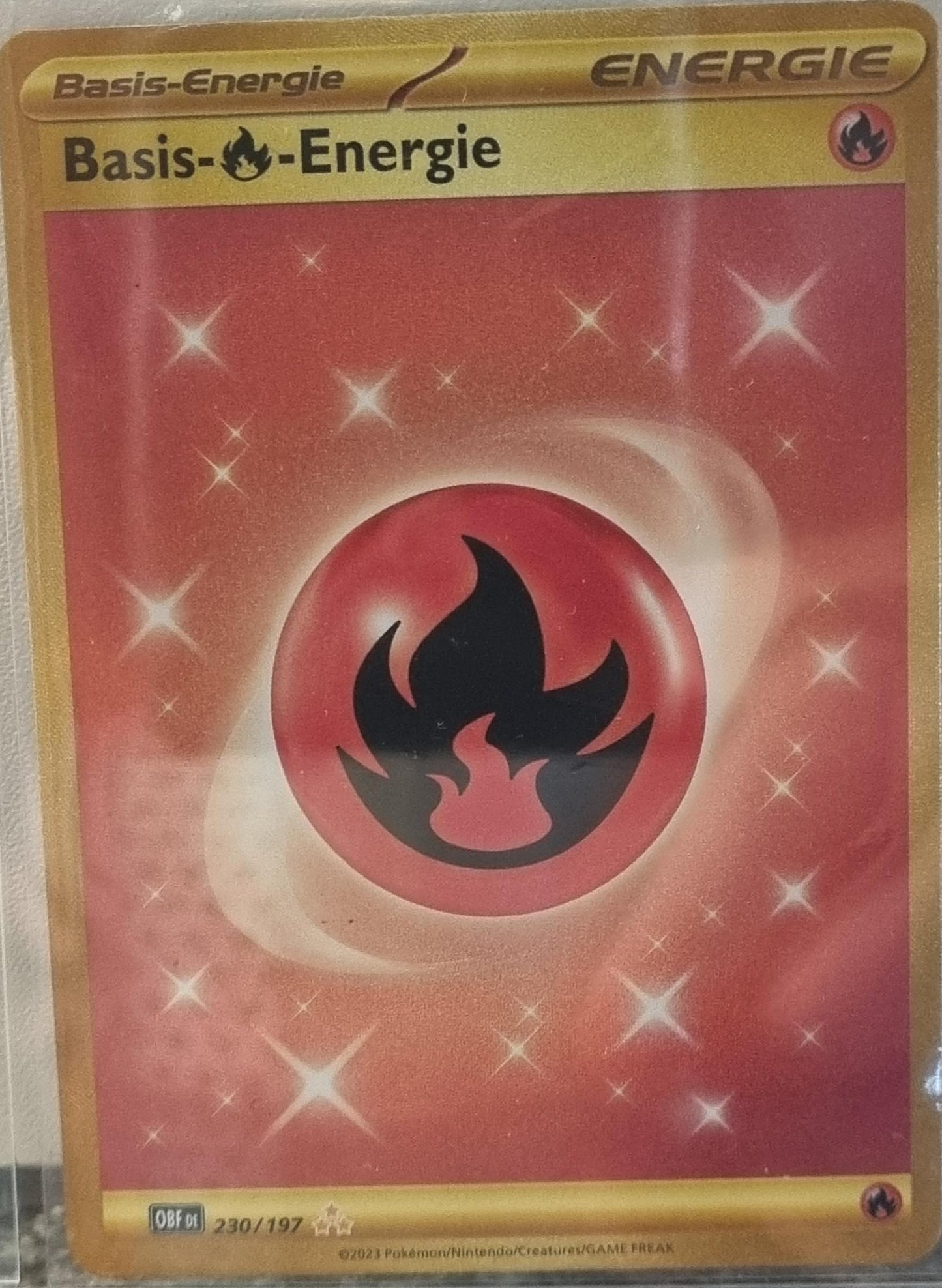 Fire Energy - Obsidian Flames (Secret Rare) [OBF-230]