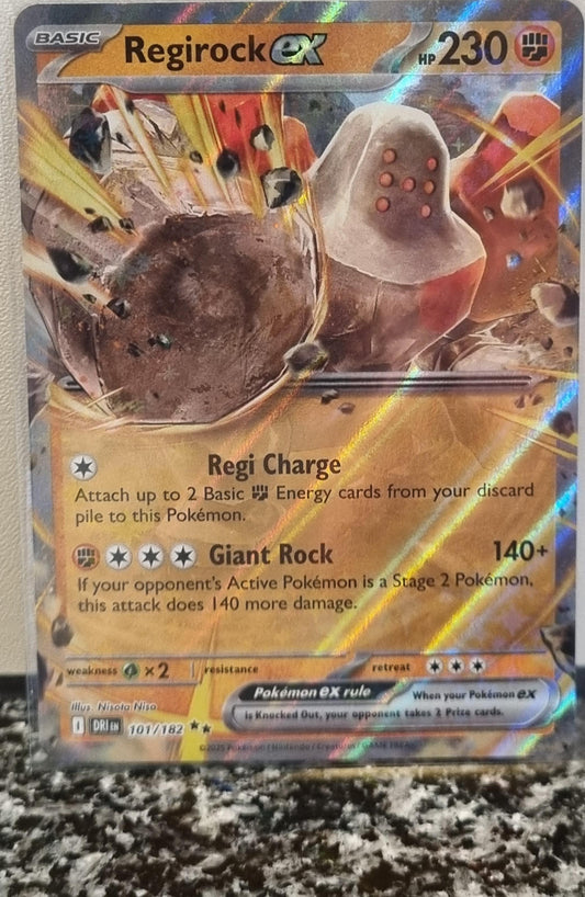 Regirock ex - Destined Rivals (Double Rare) [DRI-101]