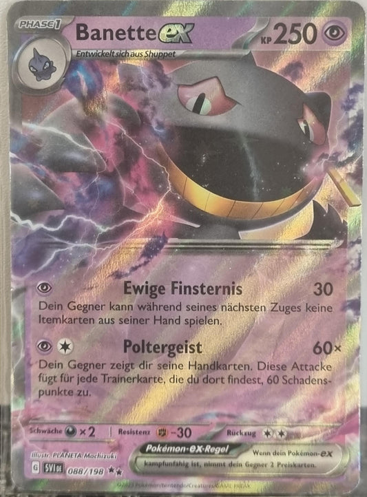 Banette ex - Scarlet & Violet (Double Rare) [SVI-088]