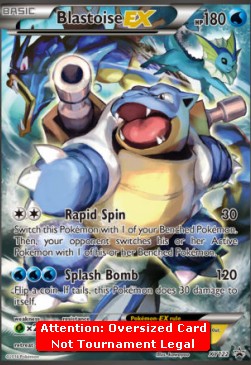 Blastoise EX - XY Black Star Promos (Oversized) [XYPR-122]