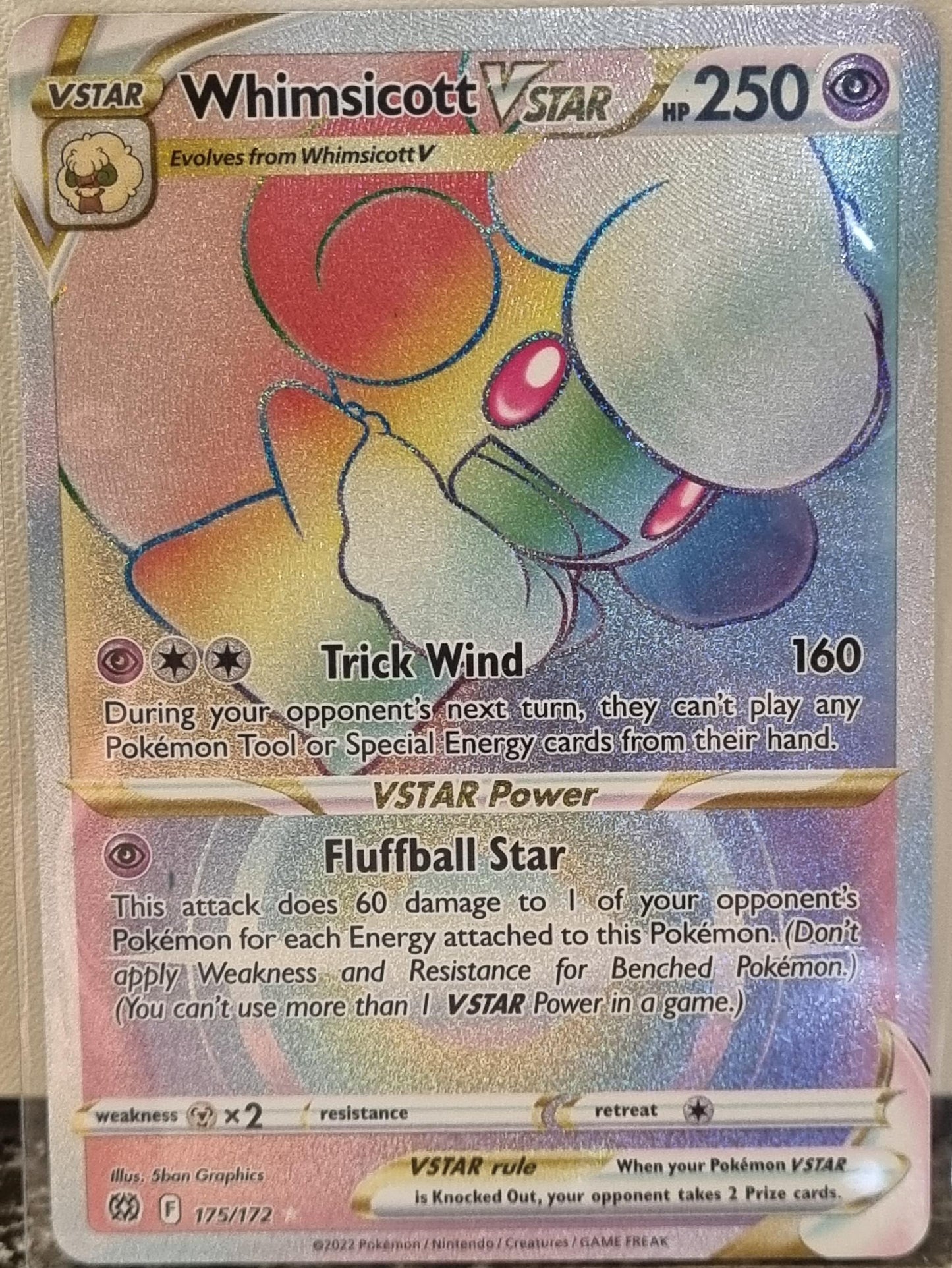Whimsicott VSTAR - Brilliant Stars (Secret Rare) [BRS-175]