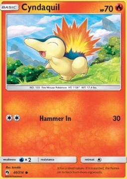 Cyndaquil - Lost Thunder (Common) [LOT-40]