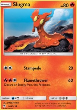 Slugma - Lost Thunder (Common) [LOT-43]