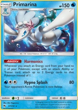Primarina - Lost Thunder (Rare) [LOT-67]