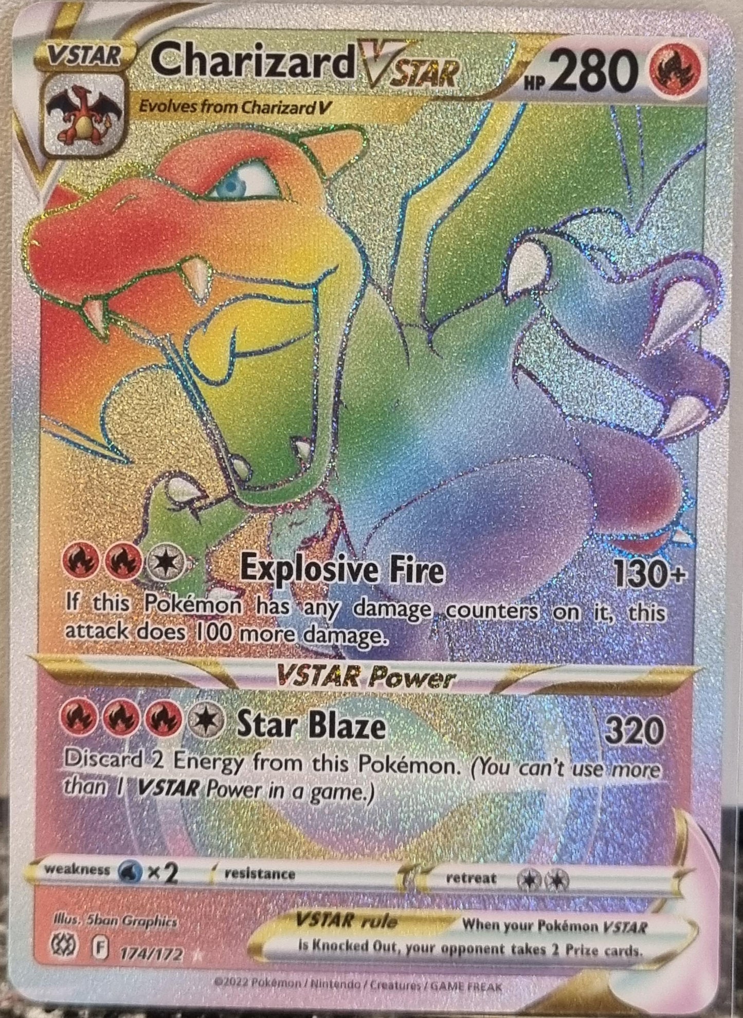 Charizard VSTAR - Brilliant Stars (Secret Rare) [BRS-174]
