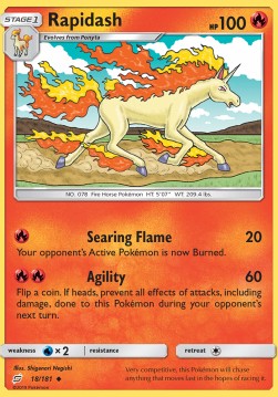 Rapidash - Team Up (Uncommon) [TEU-18]