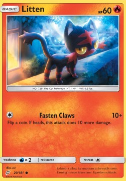Litten - Team Up (Common) [TEU-20]