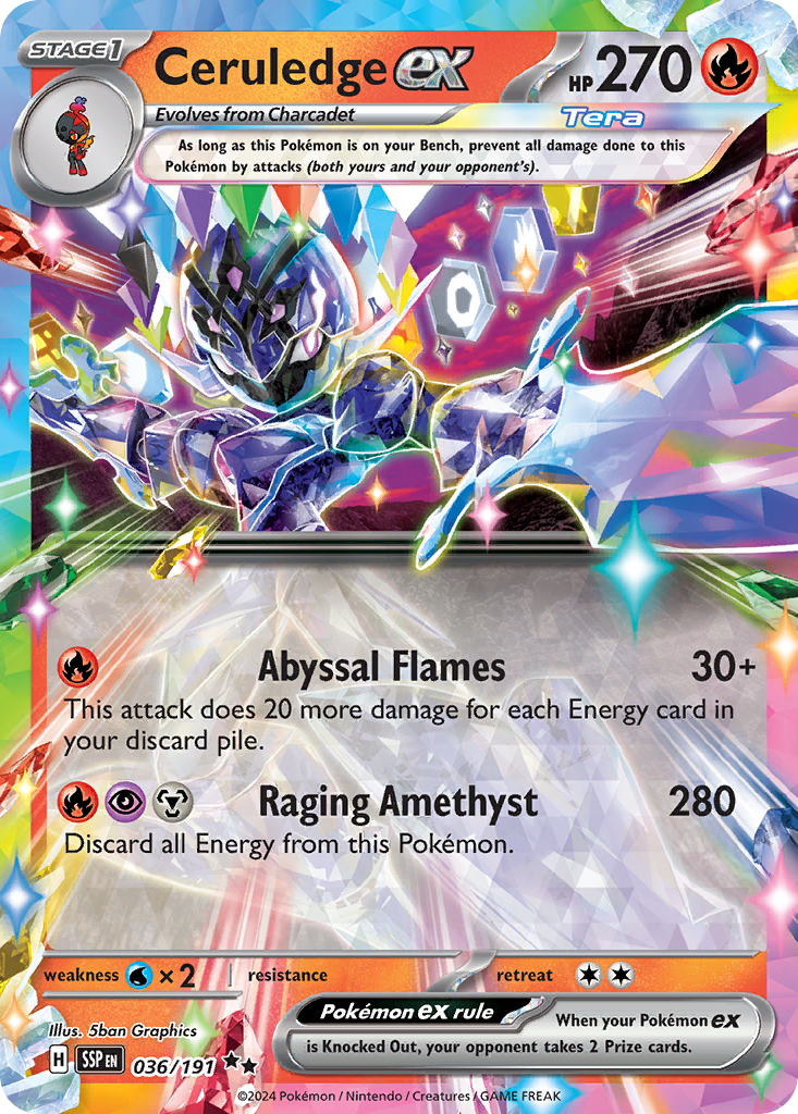 Ceruledge ex - Surging Sparks (Double Rare) [SSP-036]