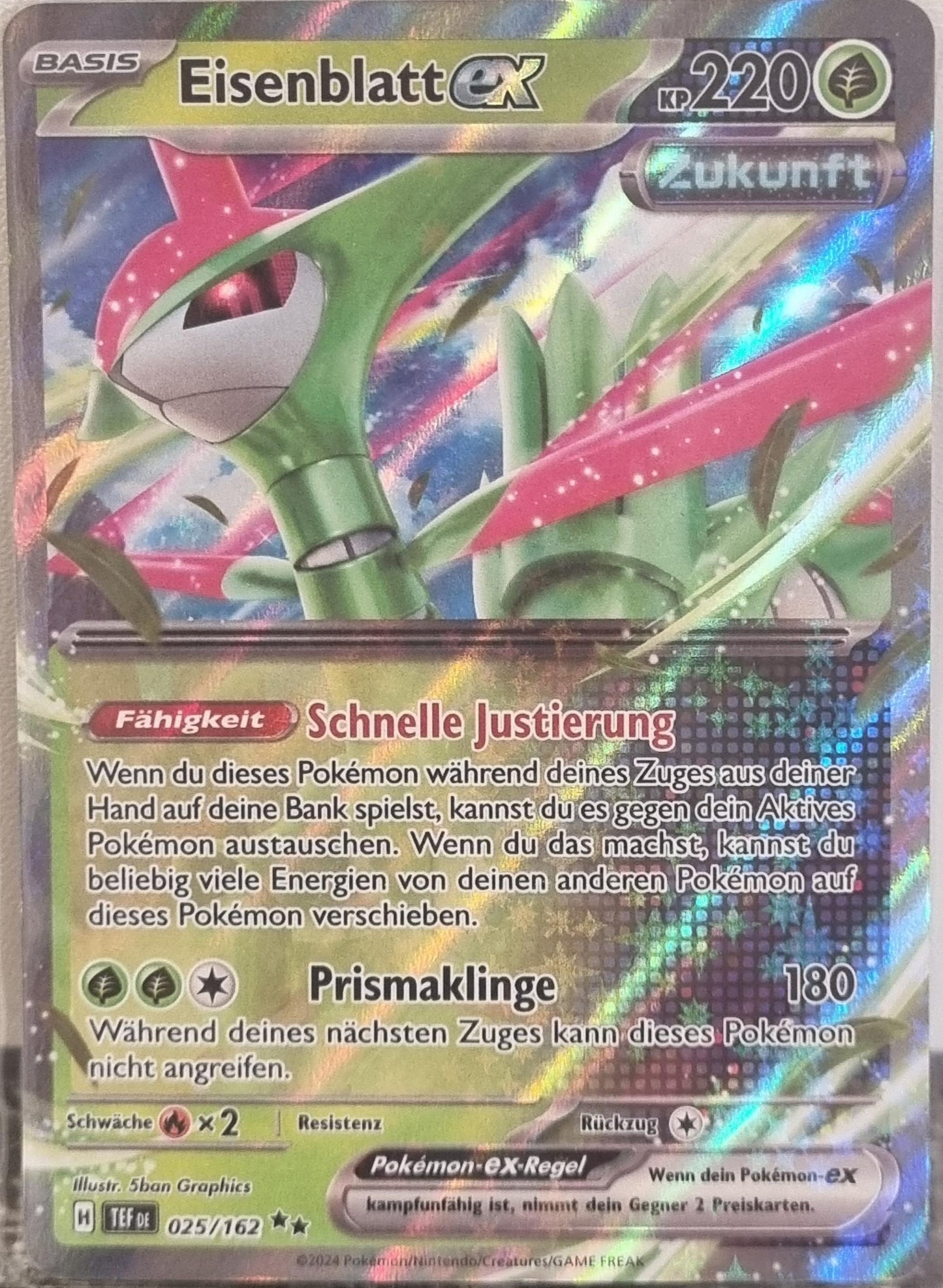Iron Leaves ex - Temporal Forces (Double Rare) [TEF-025]