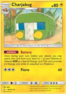 Charjabug - Unbroken Bonds (Uncommon) [UNB-58]