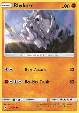 Rhyhorn - Unbroken Bonds (Common) [UNB-93]