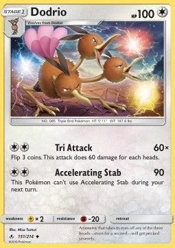 Dodrio - Unbroken Bonds (Uncommon) [UNB-151]