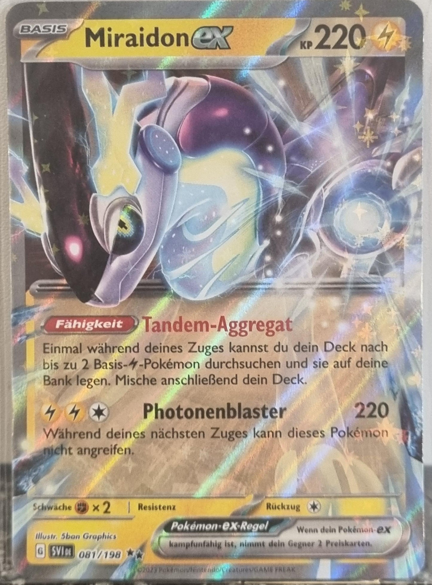 Miraidon ex - Scarlet & Violet (Double Rare) [SVI-081]