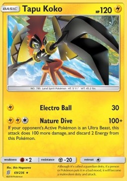 Tapu Koko - Unified Minds (Holo Rare) [UNM-69]